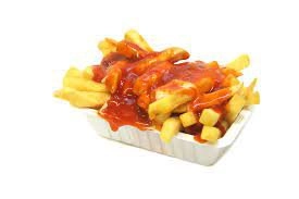 Friet met curry